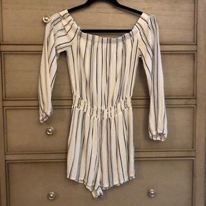 L.A. Hearts Striped Romper